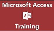 Access 2019 & 365 Tutorial Adding Label Controls Microsoft Training