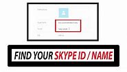 🔥 How to find Skype ID