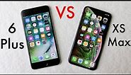 iPHONE XS MAX Vs iPHONE 6 PLUS! (Should You Upgrade?) (Review)