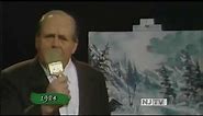 Bill Alexander passing the Almighty Brush to Bob Ross!
