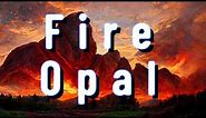 Oregon Fire Opal | Red October 2 Mine