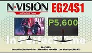 Nvision EG24S1 Unboxing — Budget 24" 165hz Monitor (2023)