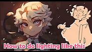 A simple way to do lighting || Clip Studio Paint art tutorial