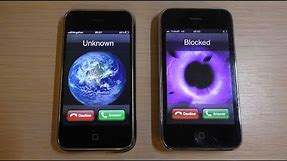 iPhone 2G vs iPhone 3G (2020) incoming call