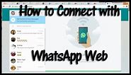 WhatsApp Web, How to Connect