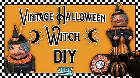 Vintage Halloween Witch DIY - Madge Ick / Witching Season Collaboration