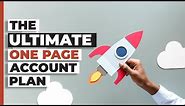 How to Create the Ultimate One Page Key Account Plan