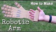 How to Make a Robotic Arm at Home out of Cardboard - Amazing things You can Make at Home