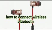 How to connect wireless bluetooth headphones earbuds to Samsung Galaxy S9 or S9+