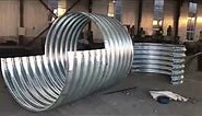 Corrugated metal pipe