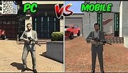GTA 5 PC VS GTA 5 Mobile Comparison