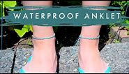 Easy Anklet DIY: A Braided Waterproof Anklet with Beads for Summer