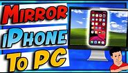 How To Mirror iPhone To PC With USB No WIFI Needed