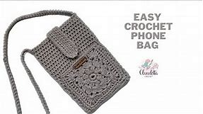 Crochet EASY Phone Bag Tutorial | For Beginners