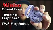 Miniso Colored Beans 30 Hrs Wireless Earphones | Budget Bluetooth Earphone | Unboxing & Basic Review