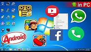 How to Run Android apps on Windows 7/10/8.1 - Pc/Laptop/Computer