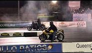 Triumph Rocket v R1 Drag Race