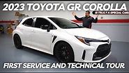 The Toyota GR Corolla is Truly a Special Car | First Service and Technical Tour