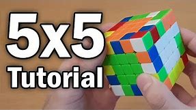 Learn How to Solve a 5x5 in 8 Minutes (Beginner Tutorial)