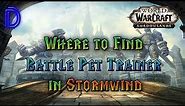 Location of Battle Pet Trainer in Stormwind City in WoW