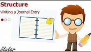 💯 An Ultimate Guide to Writing a Journal Entry #1/3 Structure | Creative Writing