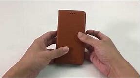 Melkco iPhone X Best Flip Folio Wallet Genuine Leather Case
