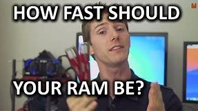 High Speed RAM - Is it Worth it? DDR3 1333MHz vs 2400MHz Test