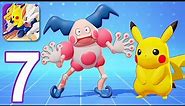 Pokemon Unite Mobile - Gameplay Walkthrough Part 7 - Ranked: Mr. Mime and Pikachu (iOS, Android)