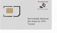 Simmotrade® M2M Multinetz SIM-Karte für GPS Tracker, Smart Home, Sicherheit, Sensorik, Datenübertragung, Smart City, IOT, Triple-SIM