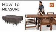 How to Measure: Table and Chairs