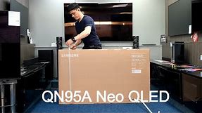 QN95A Samsung Neo QLED 2021 Unboxing, Setup and 4K HDR Demos