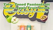 Splash vibrant hues and thrilling flavors into your drink menu with the Two-Toned Passionfruit Green Apple Fusion. Crafted with Easy® Passionfruit Flavored Syrup and Easy® Green Apple Flavored Syrup. This lively beverage promises a delightful experience that pops with color! 𝗜𝗡𝗚𝗥𝗘𝗗𝗜𝗘𝗡𝗧𝗦: Easy® Passionfruit Flavored Syrup (4 pumps) Easy® Green Apple Flavored Syrup (2 pumps) Water Ice 𝗧𝗪𝗢-𝗧𝗢𝗡𝗘𝗗 𝗣𝗔𝗦𝗦𝗜𝗢𝗡𝗙𝗥𝗨𝗜𝗧 𝗚𝗥𝗘𝗘𝗡 𝗔𝗣𝗣𝗟𝗘 𝗙𝗥𝗨𝗜𝗧 𝗗𝗥𝗜𝗡𝗞 𝗨𝗦𝗜𝗡𝗚 𝗘𝗔�