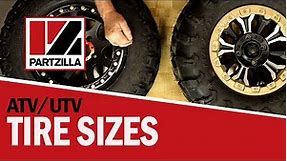 UTV and ATV Tires Explained | How to Choose Tires for an ATV | Explaining Tire Sizes | Partzilla.com