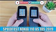 Speedtest new Nokia Feature Phone 2019 | Nokia 105 2019 vs Nokia 110 2019