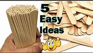 DIY - 5 Easy Ideas from Wooden Sticks - Wooden Stick Crafts - Home Decor Ideas #25