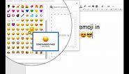 How to insert emojis in Google docs 🙌