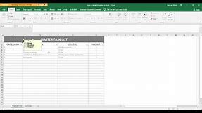 How to organize your life using 1 simple spreadsheet in Excel (plus free download)