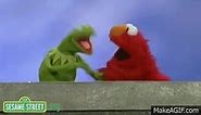 Sesame Street: Kermit and Elmo -- Loud and Quiet on Make a GIF