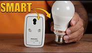 Philips Wiz Smart Wi-Fi LED Bulb E27 9-Watt and Philips 6-16A Smart WiFi Plug (Smart Homes)