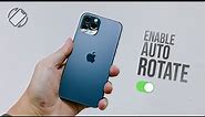 How to Turn on Auto Rotate on an iPhone (tutorial)