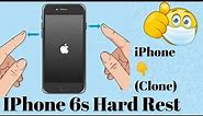 iPhone 6s Hard Reset (iPhone Clone) #settings_bd #iphone #6s #hard #reset 100% Working