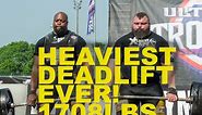 HEAVIEST DEADLIFT EVER!!! Mark Felix and Eddie Hall Deadlift World Record of 1,708lbs / 775KGS!