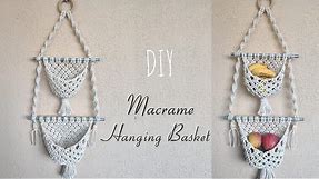 DIY Macrame Hanging Basket | Step by Step Tutorial