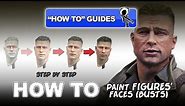PAINTING FIGURES' FACES - STEP BY STEP - BUSTS