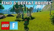 How To Find & Defeat A Brute In LEGO Fortnite!