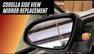 How to replace a 2014-2019 Toyota Corolla Side view Mirror | ReveMoto