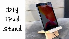 DIY Easy Wood iPad Stand