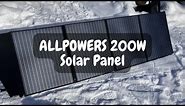 Looking at the ALLPOWERS SP033 200W Portable Solar Panel