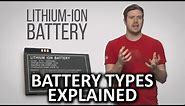 Battery Types As Fast As Possible