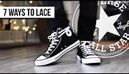 7 WAYS TO LACE CONVERSE CHUCK TAYLOR ALL STAR HIGH TOP | I AM RIO P.